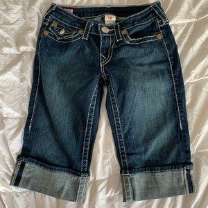 True Religion cropped pants